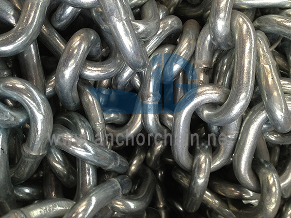 32mm గ్రేడ్ 2 స్టడ్‌లెస్ స్టడ్ లింక్ యాంకర్ చైన్