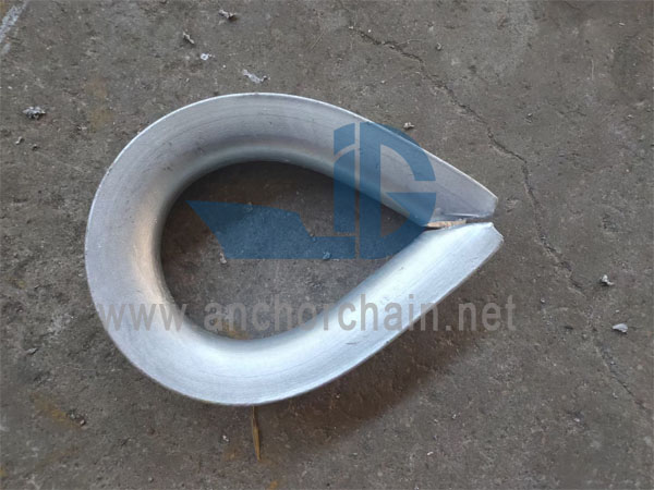JIS B 2802 థింబుల్ బేర్ స్టీల్ వైర్ రోప్ కోసం ఒక రకం