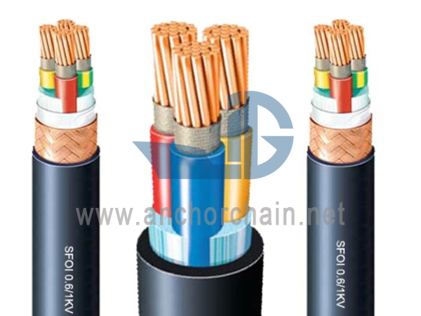 SFOI ఫైర్ రెసిస్టెన్స్ షిప్‌బోర్డ్ పవర్ కేబుల్ 0.61KV