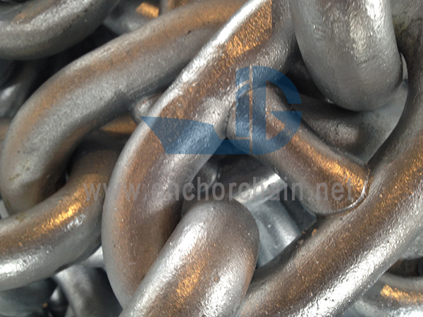 U3 76mm హాట్ డిప్ గాల్వనైజ్డ్ యాంకర్ చైన్