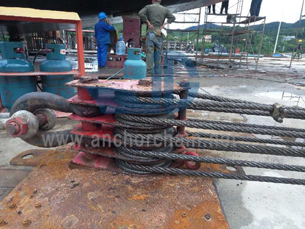 ZHC సిరీస్ 7 షిప్-దవడ కోసం షీవ్ వైర్ రోప్ బ్లాక్